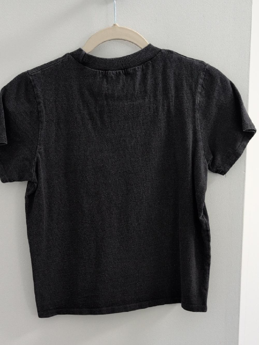 Brandy Melville Black New York Graphic Tee with Teal & Purple Accents - Picture 5 of 5